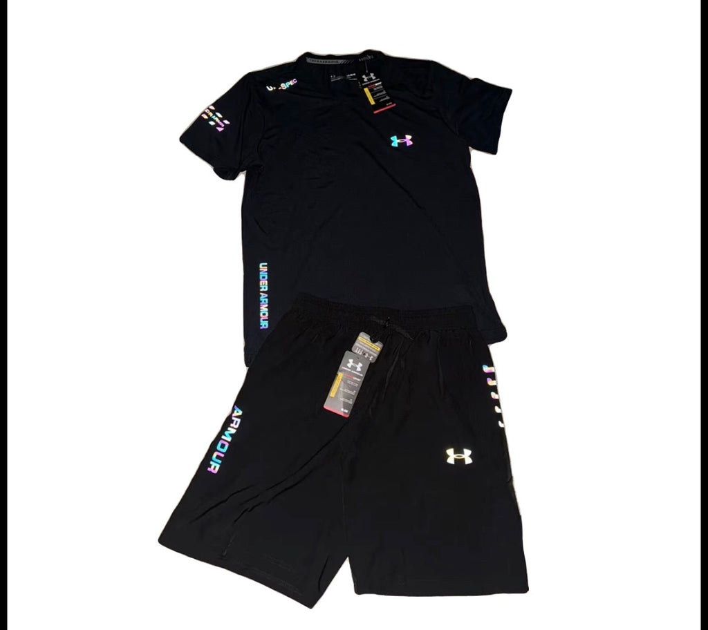 Ensemble Sport Under Armour - T-shirt & Short (Plusieurs Coloris)