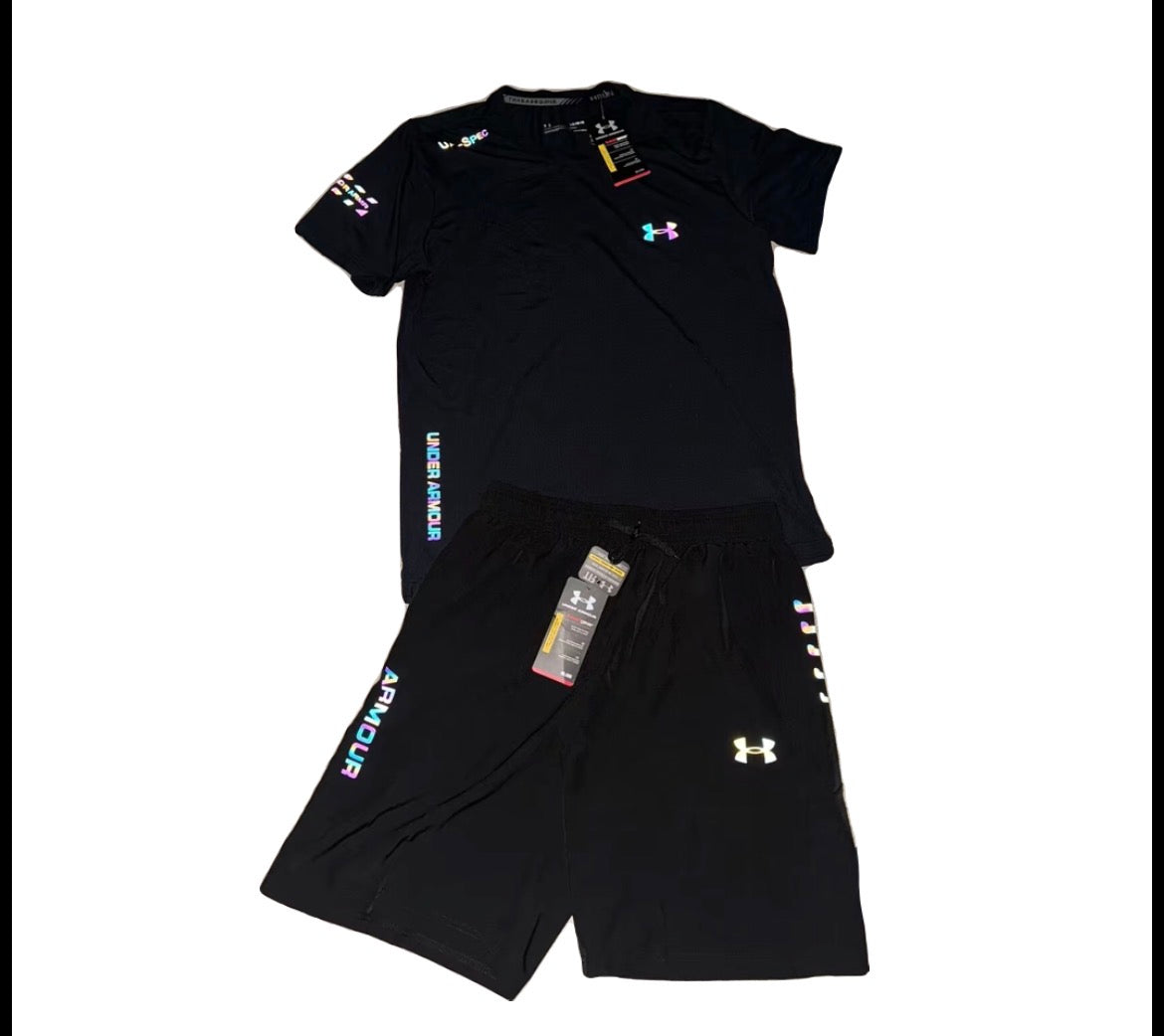 Ensemble Sport Under Armour - T-shirt & Short (Plusieurs Coloris)
