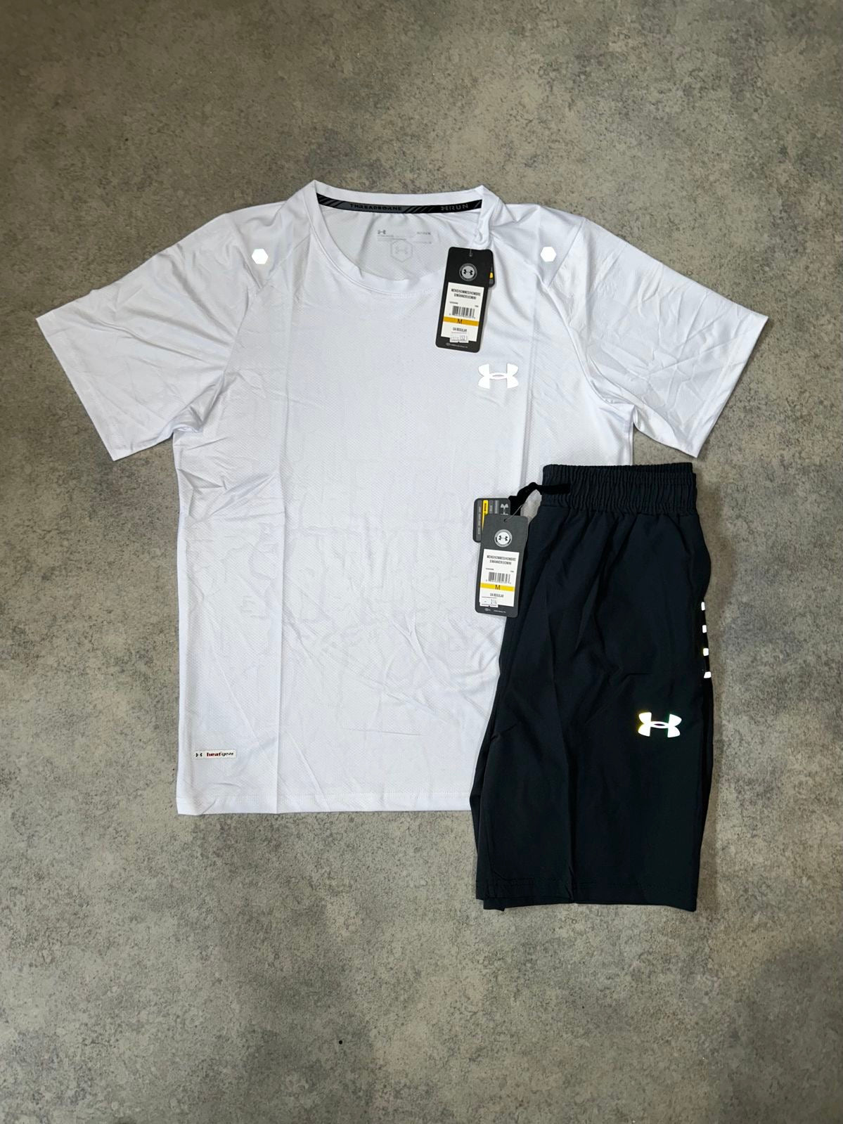Ensemble Sport Under Armour - T-shirt & Short (Plusieurs Coloris)